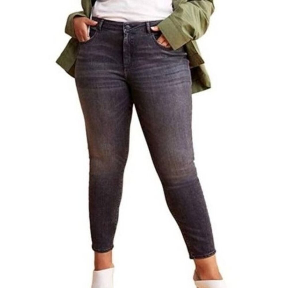 Good American Women's wash Black Jeans - Picture 1 of 14